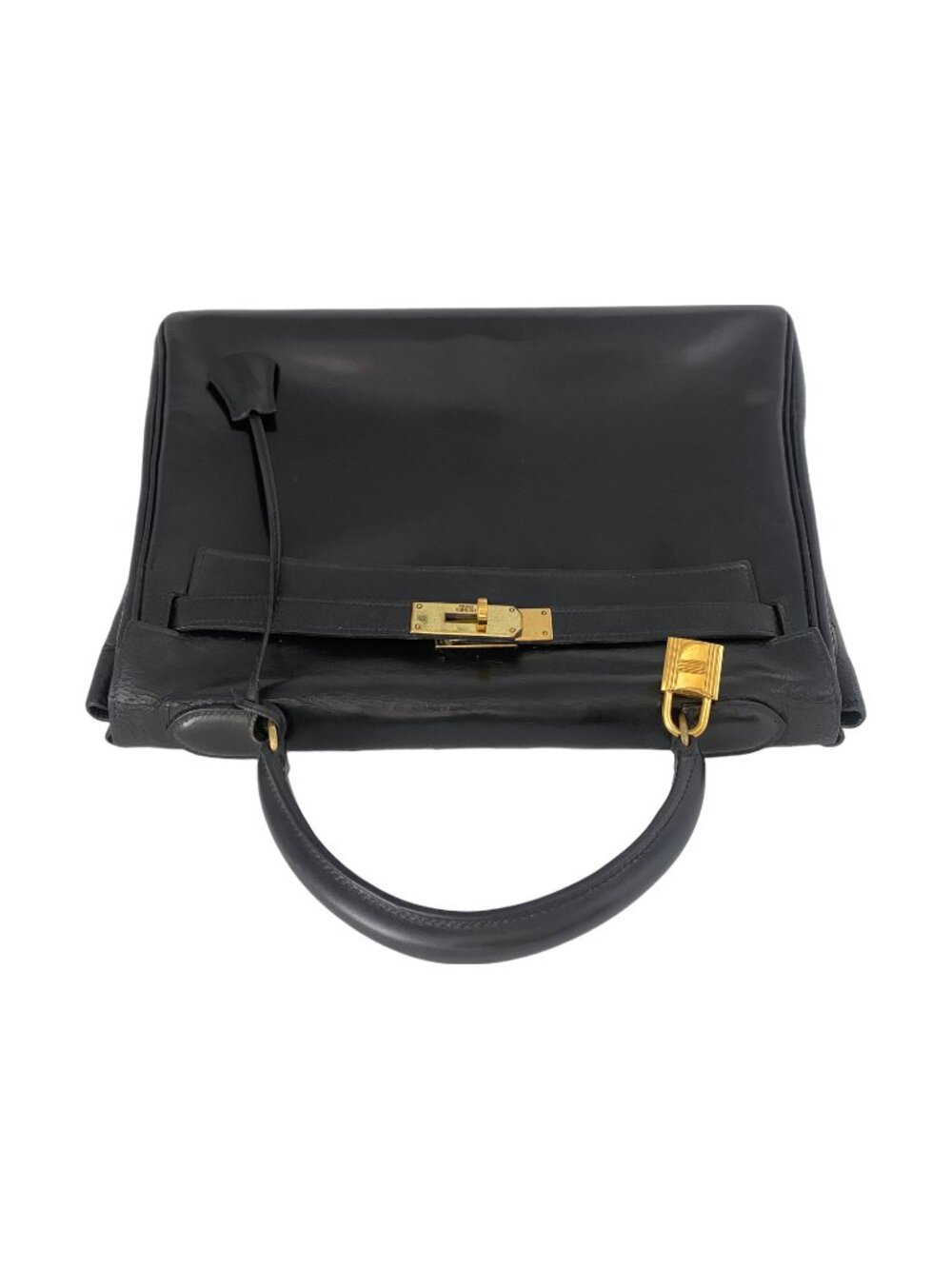 Hermes Kelly 32 Retourne Black Box Calf GHW - Picture 6 of 16